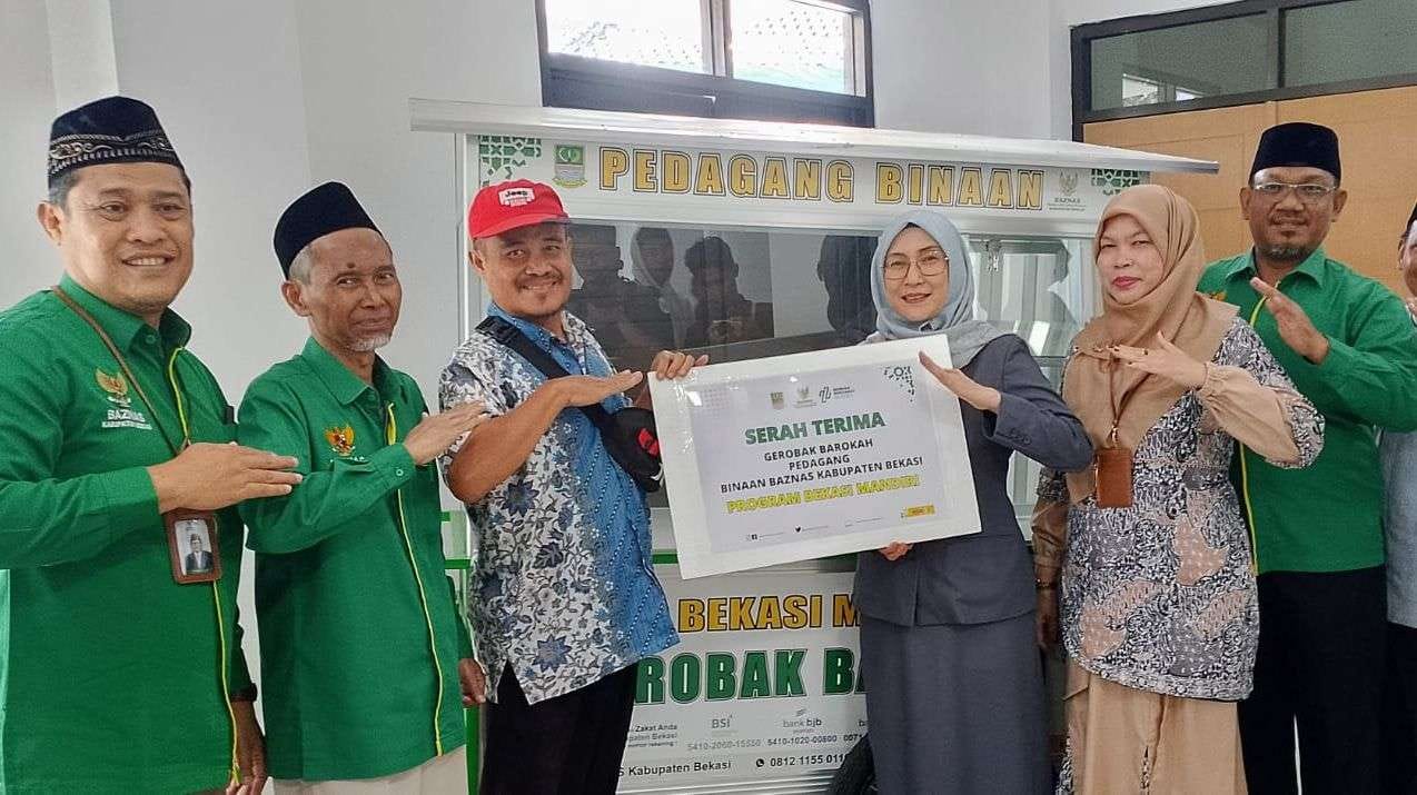 Baznas Kabupaten Bekasi Bantu Pelaku UMKM PERUMDA TIRTA BHAGASASI BEKASI