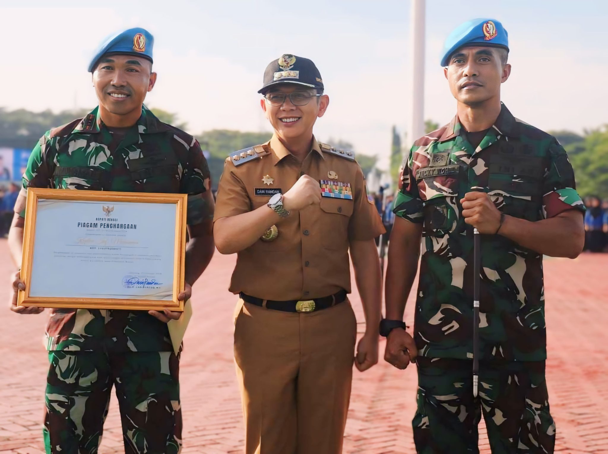 Aksi Heroik Anggota Paspampres Dianugerahi Penghargaan Khusus Perumda