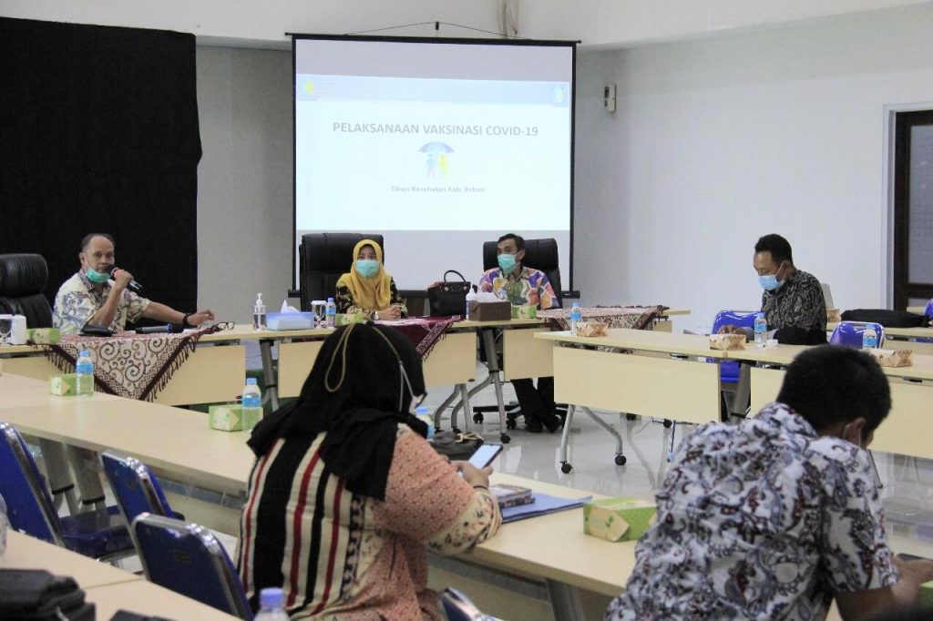 Dinas Kesehatan Kabupaten Bekasi Akan Melaksanakan Vaksinasi Untuk Seluruh Karyawan PDAM Tirta Bhagasasi Bekasi