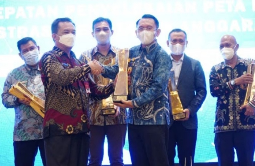 Kabupaten Bekasi Raih Penghargaan Nasional Penetapan Batas Desa