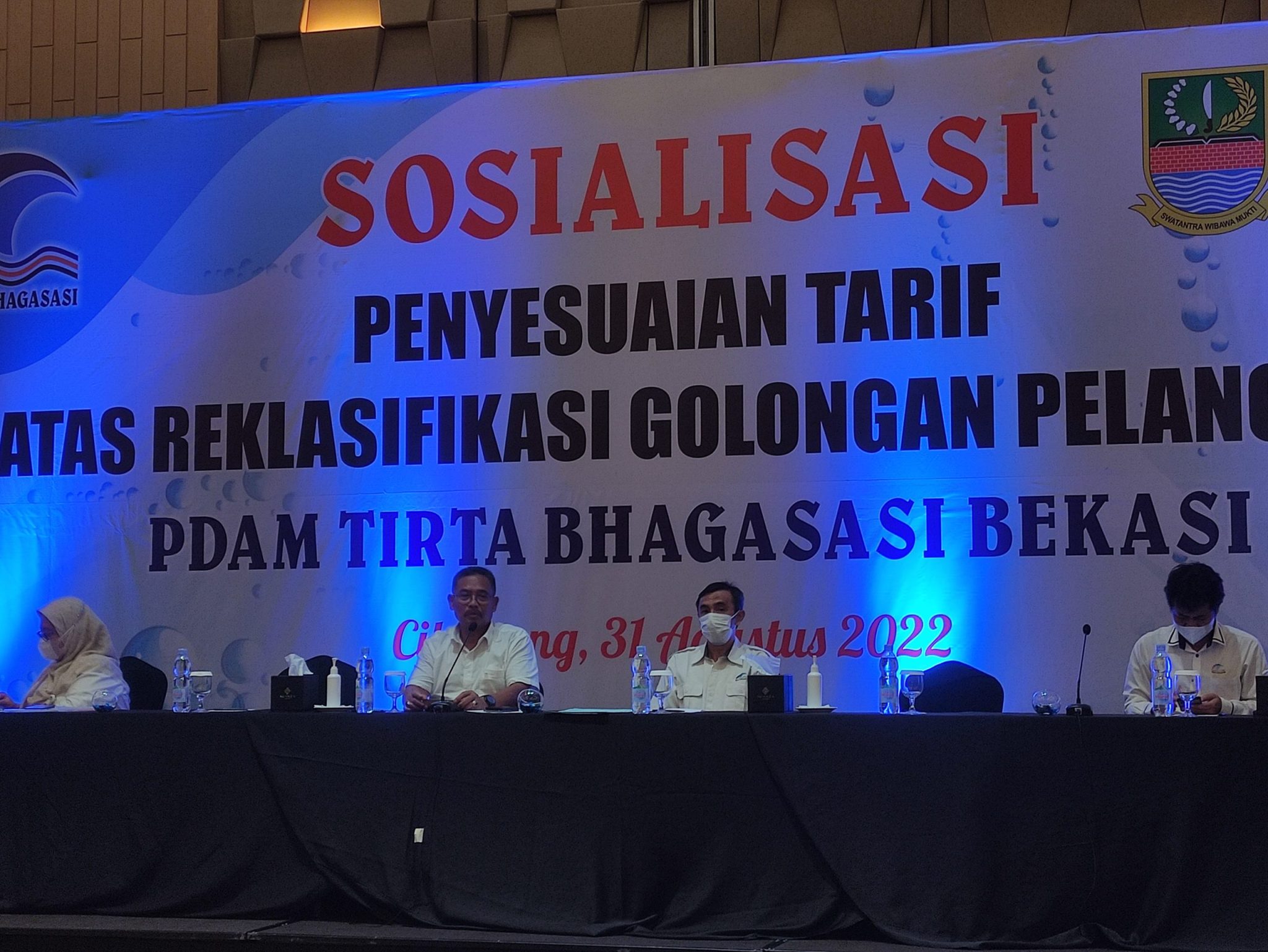 PDAM Tirta Bhagasasi Sosialisasikan Penyesuaian Tarif Dan Reklasifikasi Golongan PERUMDA TIRTA