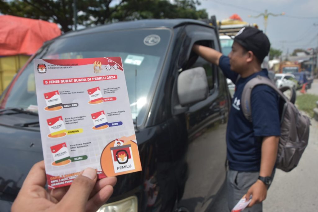 KPU Kabupaten Bekasi Sosialisasikan Pemilu 2024 di Tegal Danas