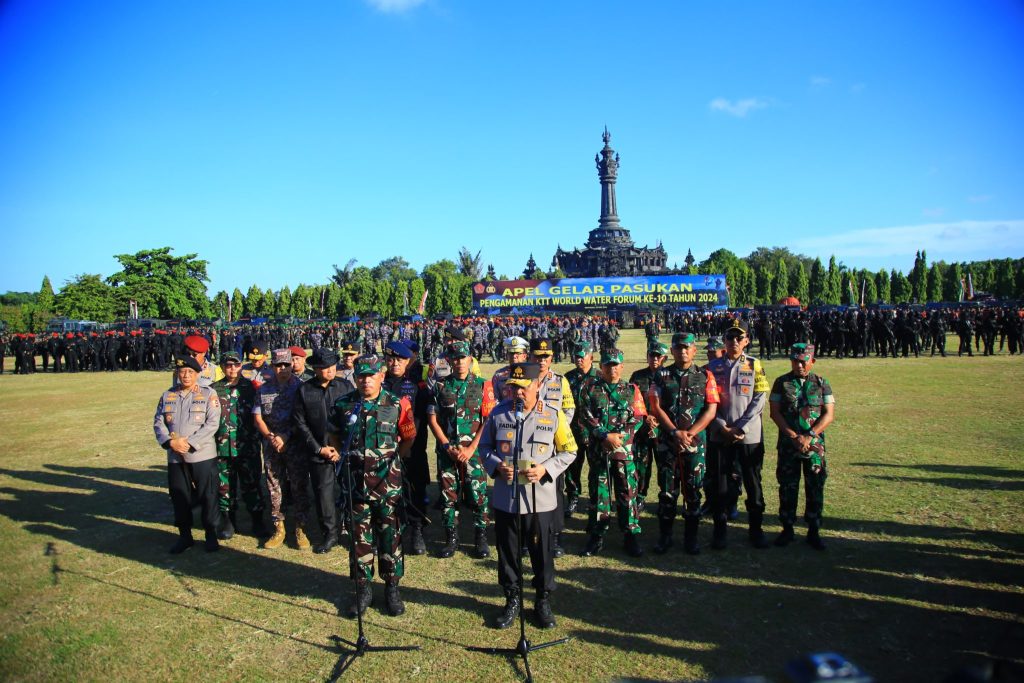 TNI-Polri Siapkan 5.000 Pasukan Pengamanan World Water Forum di Bali