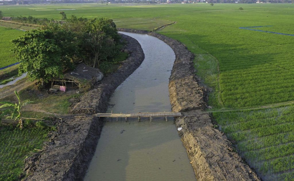 Normalisasi Sungai Perlancar Pasokan Air ke Lahan Persawahan