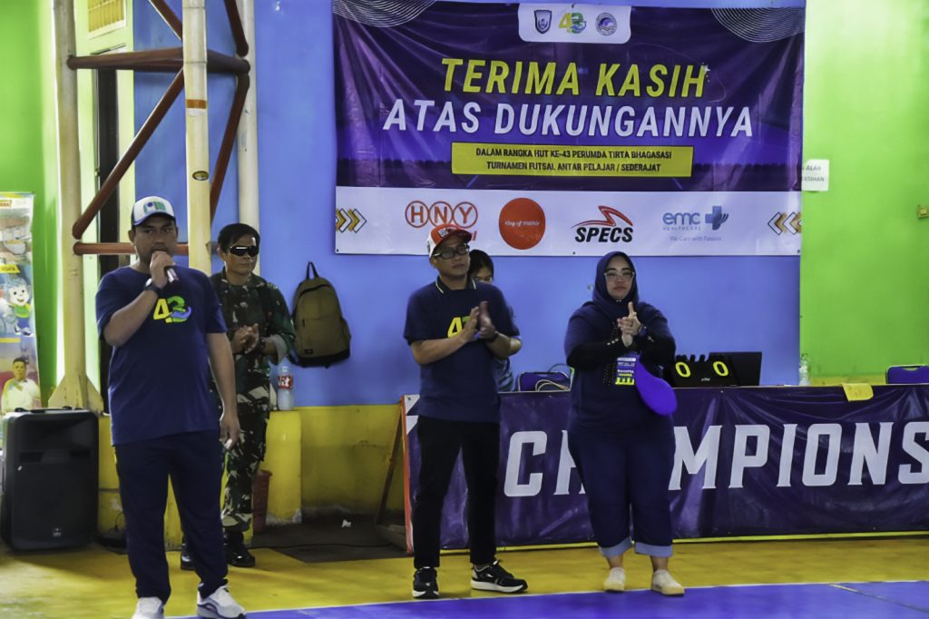 Perumda Tirta Bhagasasi Bekasi Mencari Bibit Atlet Futsal