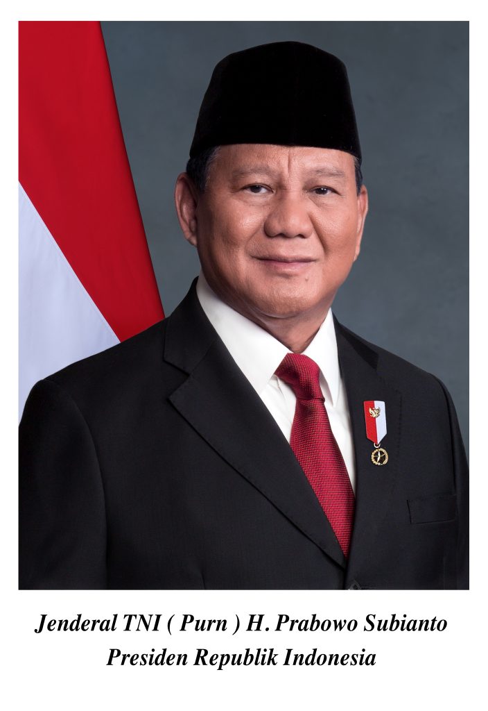 Foto Resmi Presiden Prabowo Subianto 2024-2029