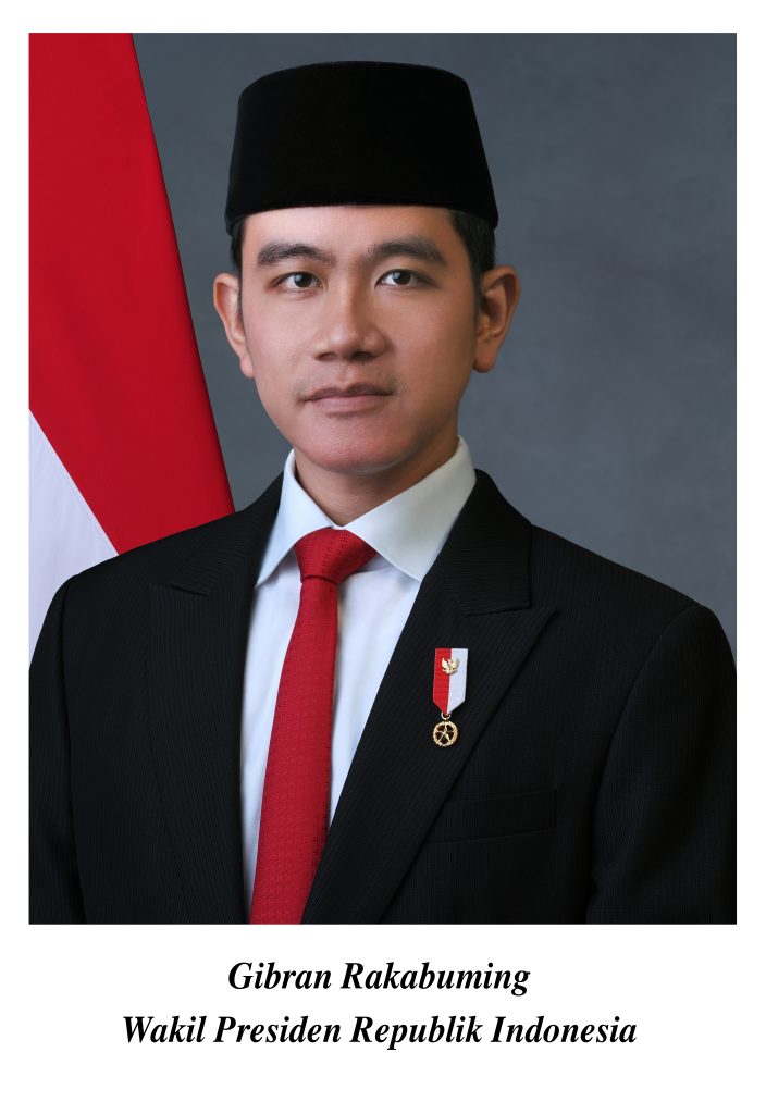 Foto Resmi Wakil Presiden Gibran Rakabuming Raka 2024-2029