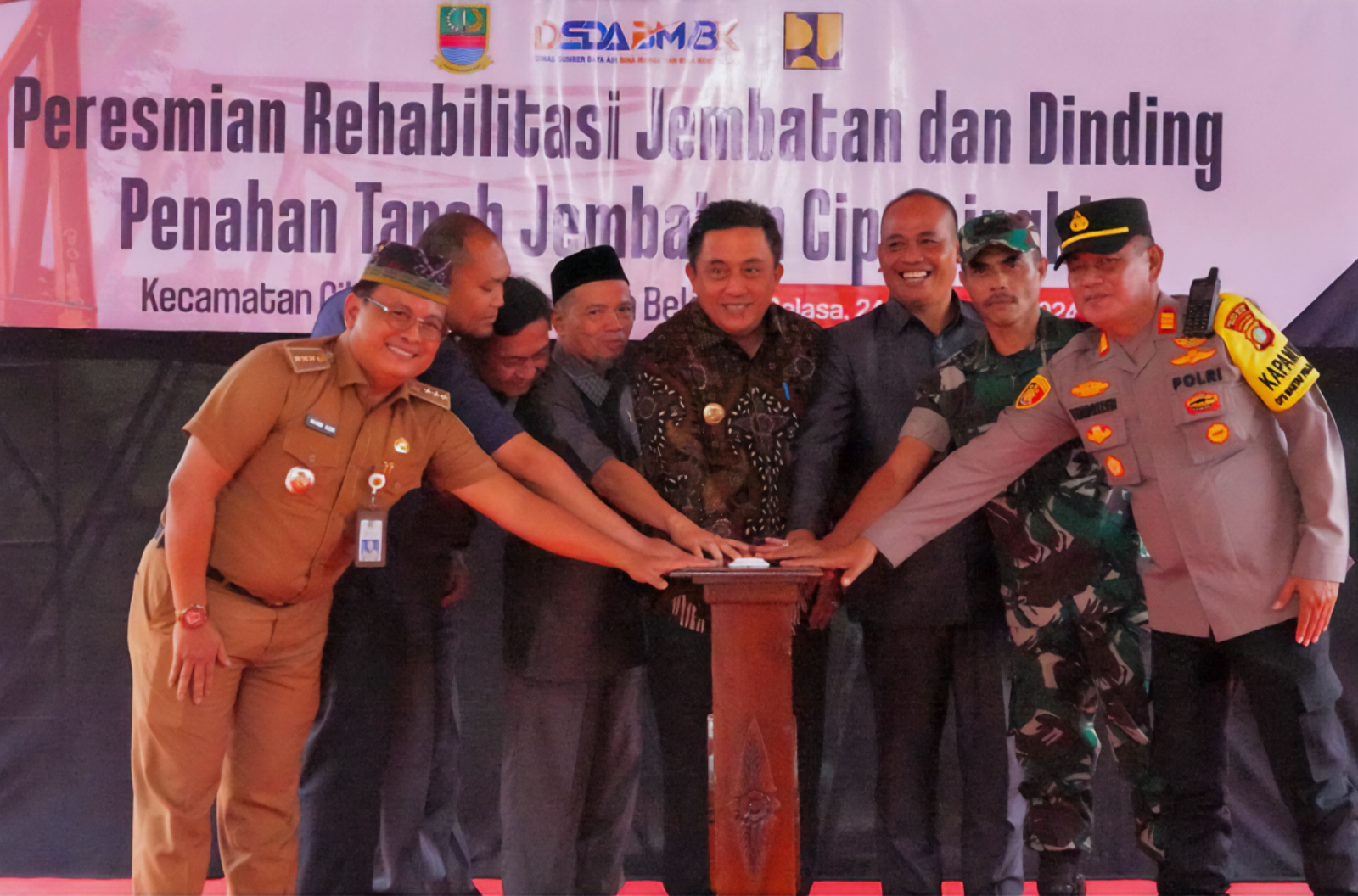 Jembatan Cipamingkis Tuntas Diperbaiki Akhir Tahun
