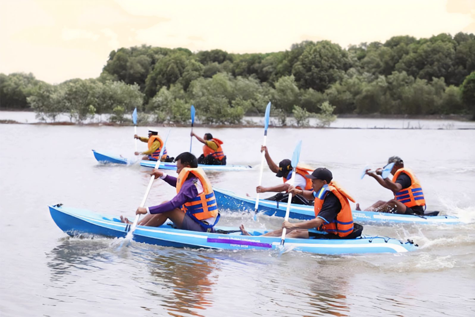 Lomba Dayung Muragembong Bekasi Bangkitkan Wisata dan UMKM