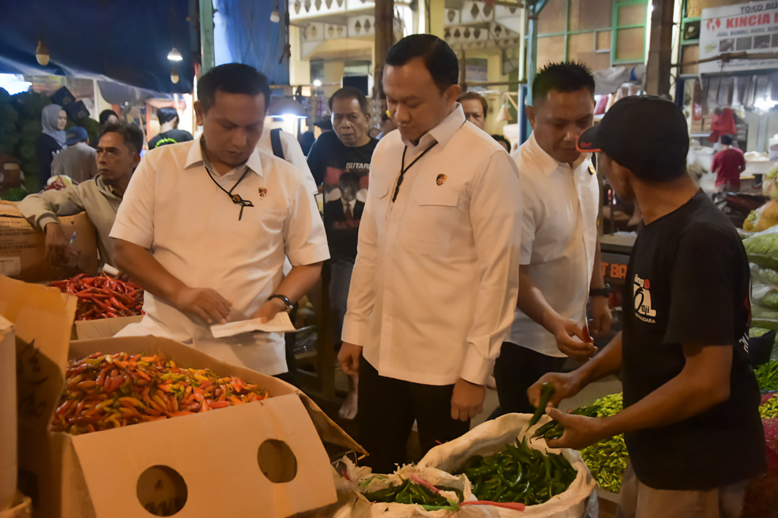 Satgas Pangan Bareskrim Polri Cek Harga Bapokting di Pasar Cibitung