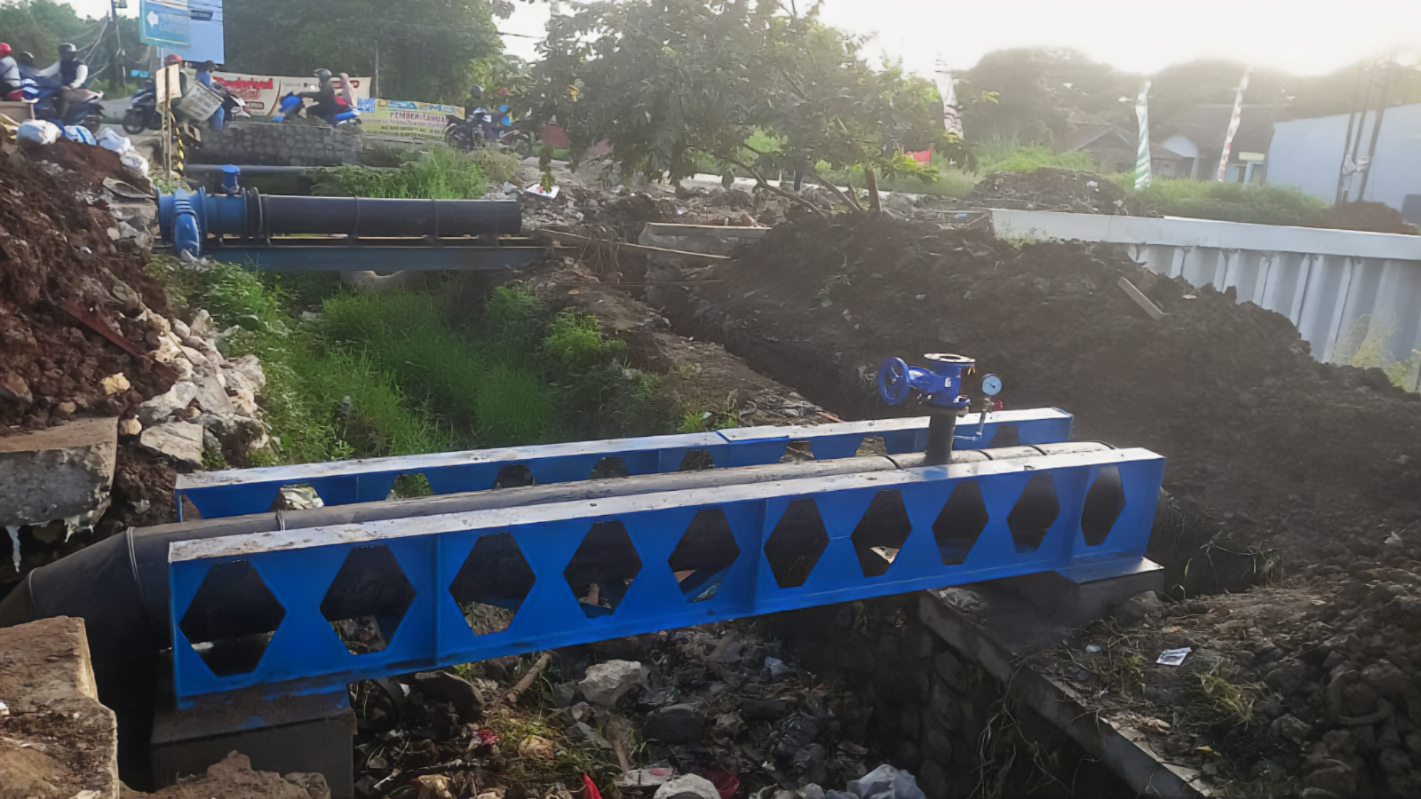 Distribusi Air Bersih di KCP Tambun Utara Sudah Normal Kembali