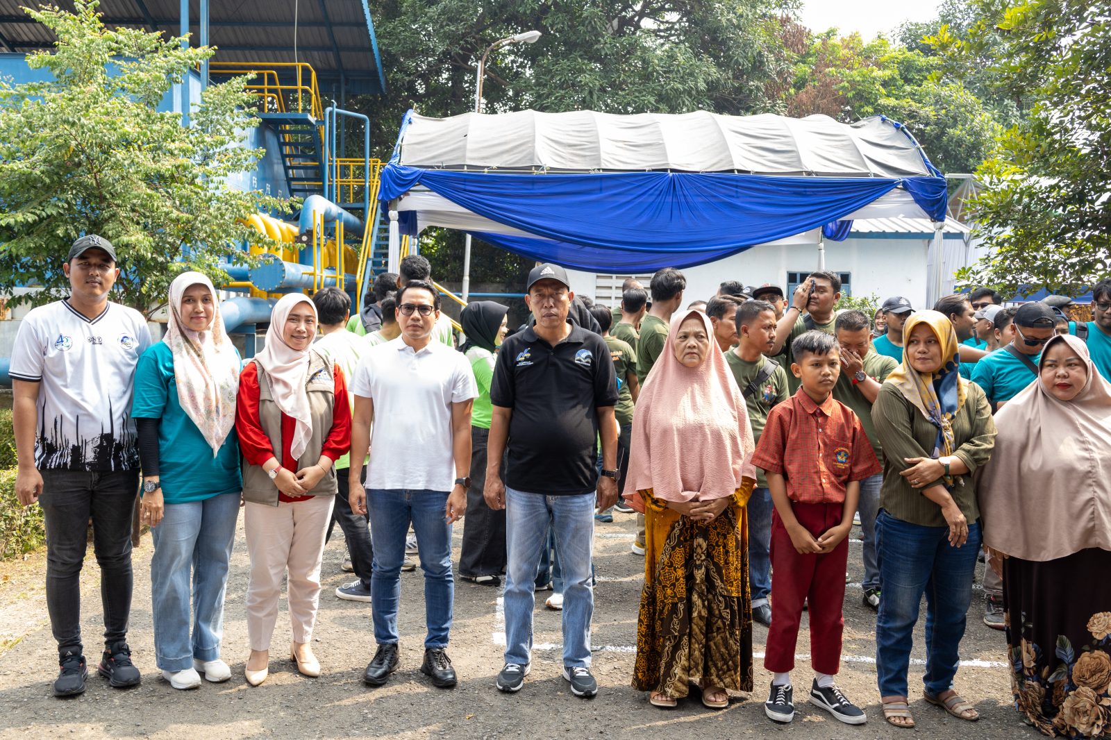 HUT ke-44 Perumda Tirta Bhagasasi Zona 4 , Berikan Santunan Anak Yatim dan Kaum Dhuafa