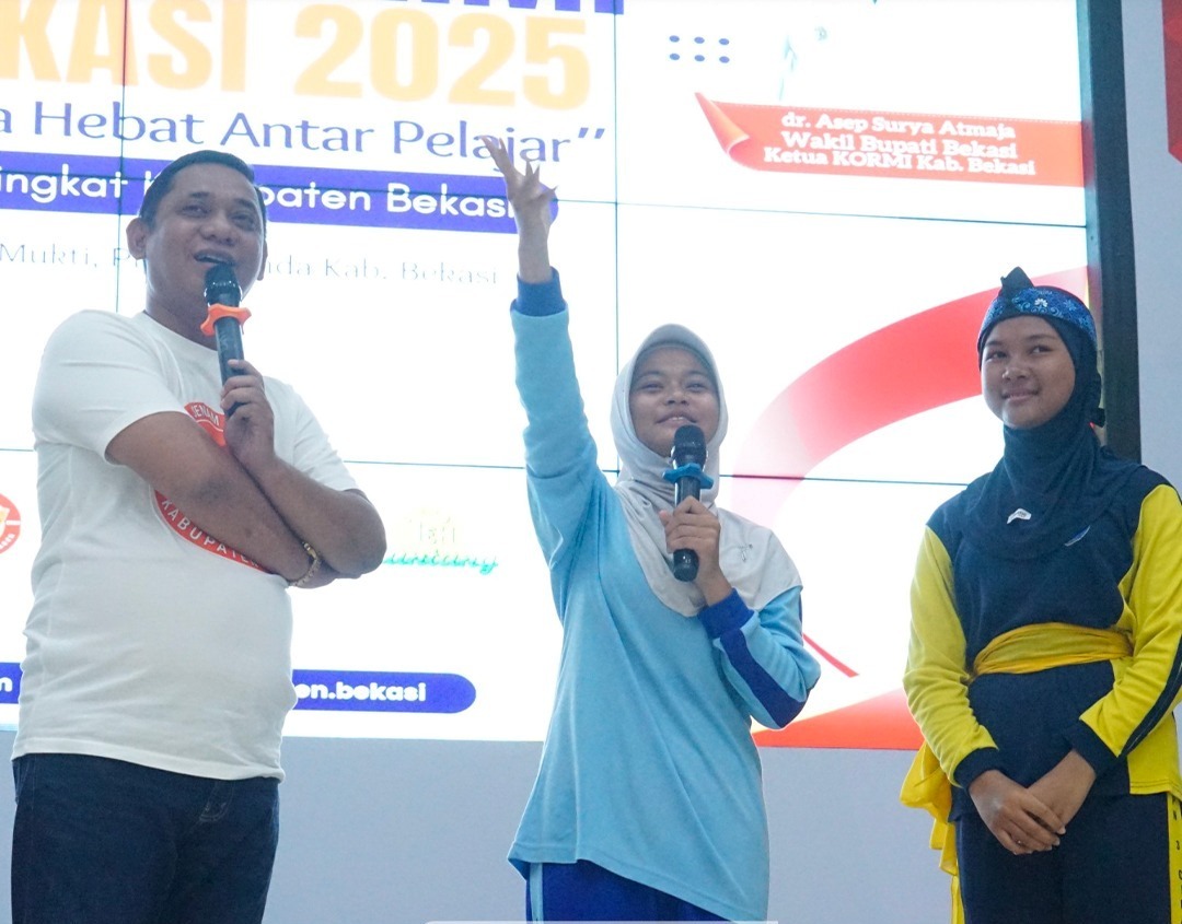 Kormi Kabupaten Bekasi Gelar Senam Antarpelajar dan Sosialisasi Pencegahan Narkoba